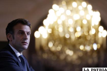 El presidente de Francia, Emmanuel Macron/Ludovic Marin, Pool vía AP
