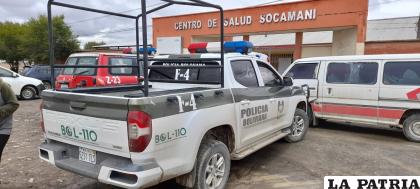 Ambos hermanos fueron socorridos hasta el Centro de Salud de Socamani /LA PATRIA