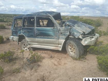 El conductor fugó y se presume que se trasladó a un nosocomio  
/Policía