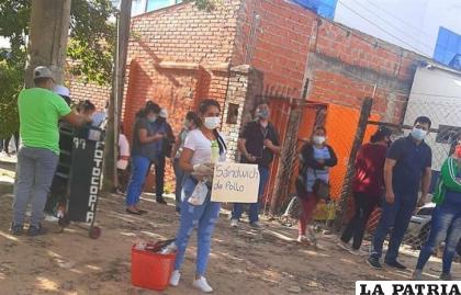 La foto “viral” de Karla en redes sociales /El Deber