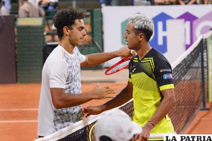 Francisco Cerúndolo pasó a la final tras vencer al boliviano Hugo Dellien /Walt Challap
