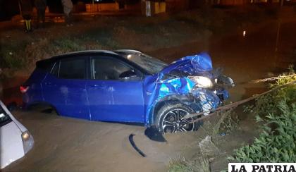El vehículo protagonista durante el rescate /LA PATRIA