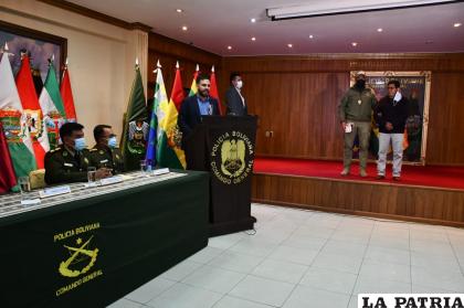 El juez que dio libertad al “psicópata sexual” fue presentado ayer 
/Ministerio de Gobierno