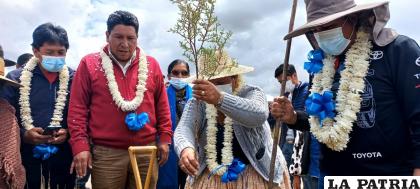 Vecinos de “Santa Cecilia” se pusieron manos a la obra y empezaron a plantar /GAMO
