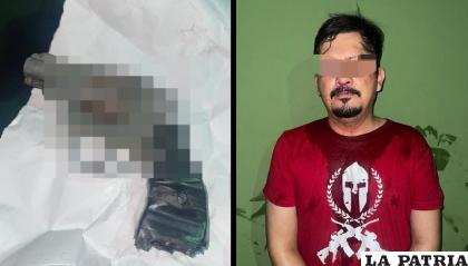 El sujeto fue aprehendido y el arma secuestrada 
/Eduardo Del Castillo