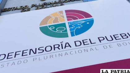 Logo de la Defensoría del Pueblo /Archivo La Razón