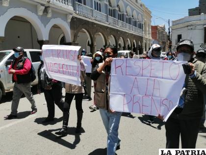 Prensa pide garantías para el trabajo periodístico /LA PATRIA