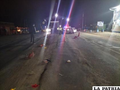 El accidente sucedió en el puesto de control de Vichuloma /LA PATRIA
