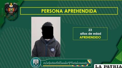 El implicado pasó a conocimiento del Ministerio Público /LA PATRIA