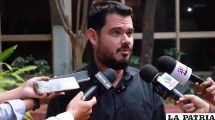 El asesor de Gestión del Gobierno Departamental de Santa Cruz, Efraín Suárez /RR.SS.