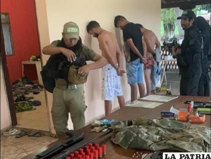 Cuatro hombres y dos mujeres oriundos de Brasil fueron aprehendidos /Urgente.bo