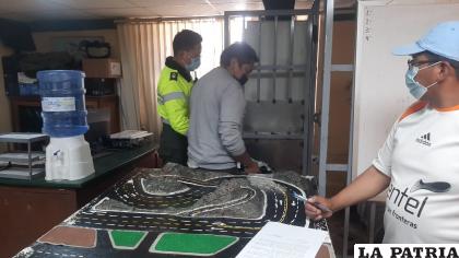 El conductor fue trasladado a instalaciones de Tránsito /LA PATRIA