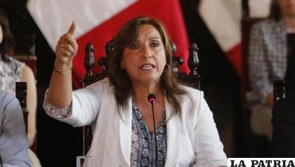 La Presidente de Perú, Dina Boluarte /Archivo GEC