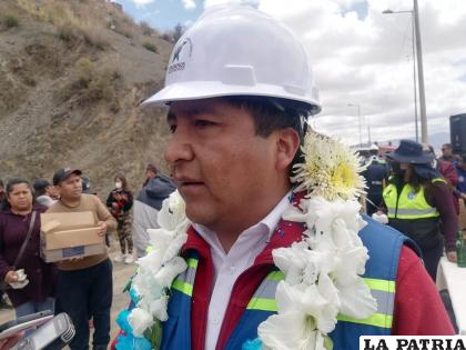 Alcalde Adhemar Wilcarani / LA PATRIA
