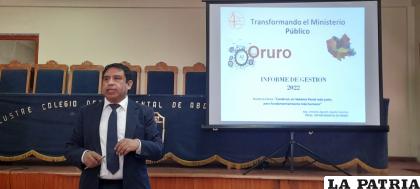 Zapata señaló que se logró 300 condenas en la gestión pasada /LA 