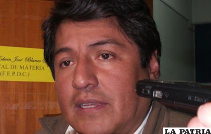 ?dgar Patana exalcalde de El Alto /Erbol