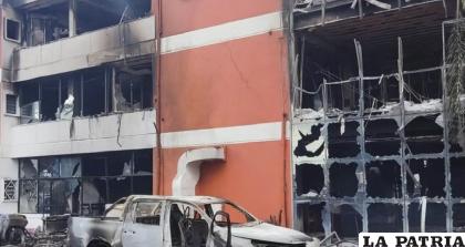 El edificio quedó inutilizado y recomendaron demolerlo /ABI