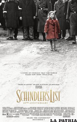 Cartel publicitario de la película de Steven Spielberg La lista de Schindler, estrenada en el año 1993 
/ Cordón Press
