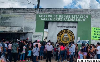 Los jóvenes deberán cumplir la medida en el Penal de Palmasola / Archivo Régimen Penitenciario