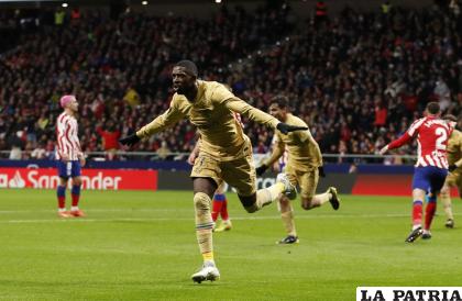 Dembelé fue autor del único gol del partido que le sirvió al Barcelona para ganar /as.com
