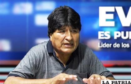 Morales se pronunció en su programa dominical /Captura