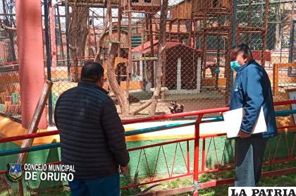 Inspección al Zoológico Andino Municipal /CMO