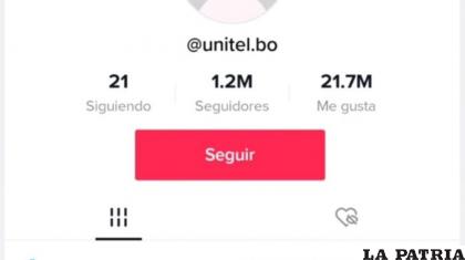 Cuenta de Tik Tok Bloqueada Unitel /twitter