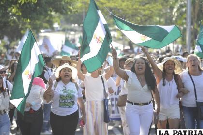 En Santa Cruz se realizan las movilizaciones diarias /APG