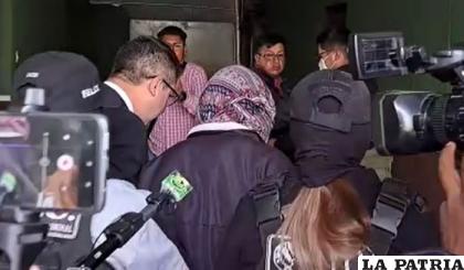La mujer en instalaciones policiales /Erbol
