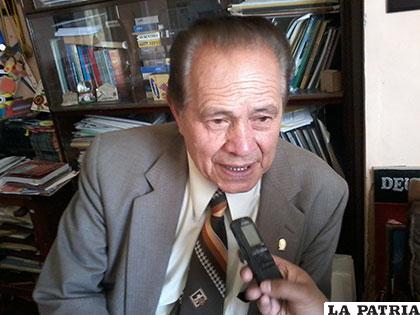Presidente de Andecop Oruro, Flavio Lagrava
/LA PATRIA ARCHIVO