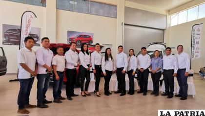 Presentación de la marca Chery para Oruro /LA PATRIA 
