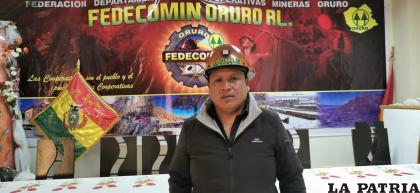 El presidente de la Fedecomin R.L., Roberto Escobar /LA PATRIA  