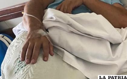 El hombre tenía fracturas en la mandíbula y la base del ojo derecho /Erbol
