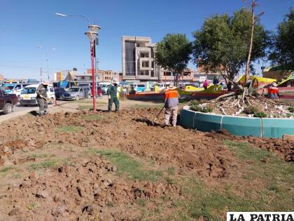 Los trabajos buscan dar mejor imagen a la ciudad /LA PATRIA