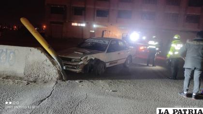 El conductor manejaba en estado de ebriedad su coche /LA PATRIA