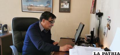 El gerente de la CIO, José Peñaranda, sugiere incentivar la producción e de alimentos /LA PATRIA   