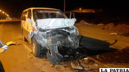 El otro motorizado terminó con deterioros materiales /LA PATRIA