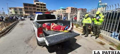 El cadáver fue trasladado a la morgue del Cementerio General 
/Archivo LA PATRIA