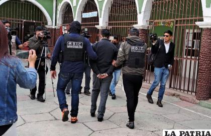 El sujeto fue llevado celdas de la Felcv /Erbol