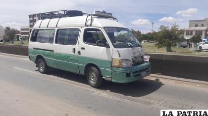 Presumen falta de precaución del conductor del minibús /LA PATRIA
