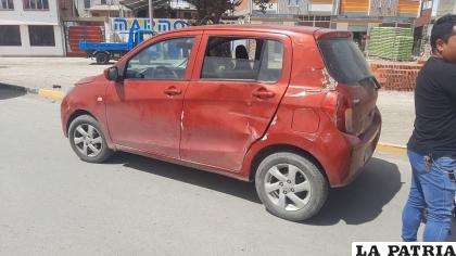Reportaron daños materiales en tres vehículos /LA PATRIA