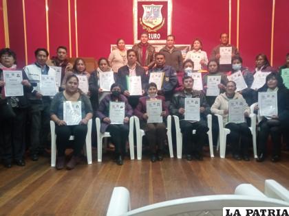 Graduados luego del acto /ABO