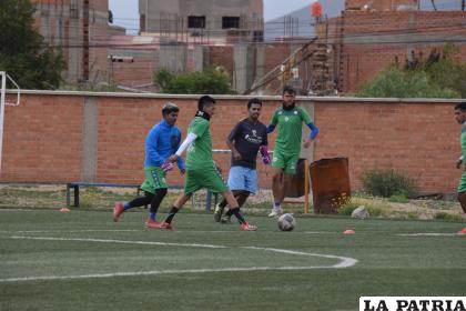 El albiverde se alista con el objetivo de llegar bien al inicio del campeonato /LA PATRIA
