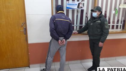 Durante su audiencia cautelar por la doble agresión sexual a dos hermanitas / LA PATRIA
