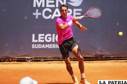 El tenista boliviano Murkel Dellien quedó eliminado del torneo 
/Challenger de Concepción
