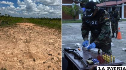 Hallazgo de pista y droga en Norte paceño /VDSSC