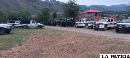Operativo contra avasalladores en Quillacollo /Eduardo del Castillo