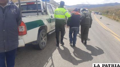 El conductor de la volqueta fue aprehendido por Tránsito /LA PATRIA