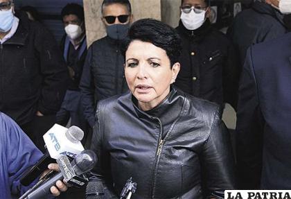 La exdiputada del MAS, Susana Rivero 
/Archivo Internet