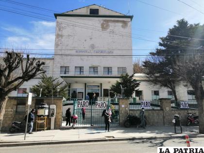 CNS Oruro ampliará área infecciosa para pacientes Covid-19 /LA PATRIA 